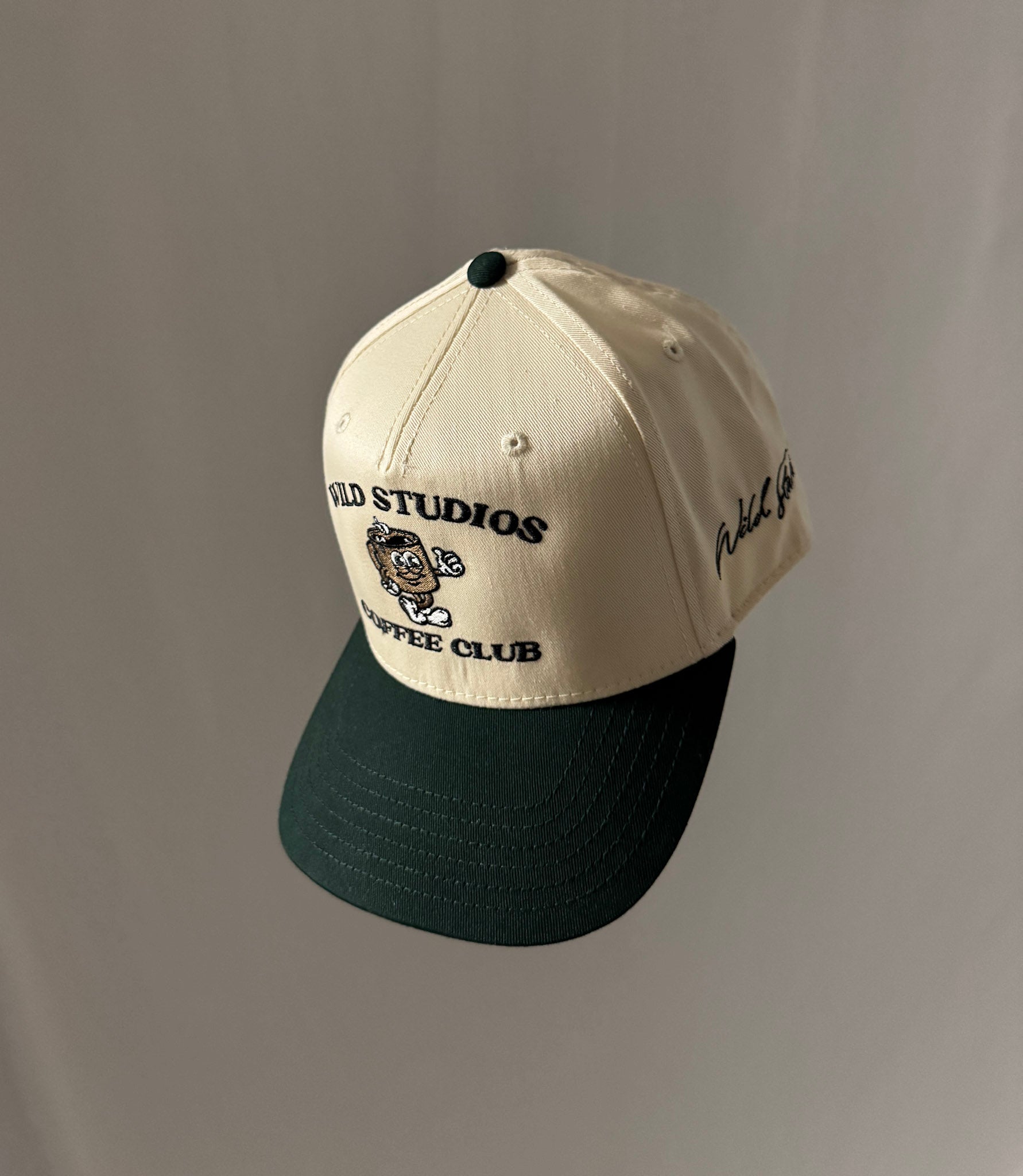 Wild Studios Coffee Club-5 Panel Snapback